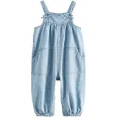 Next Overall blue denim / hvid