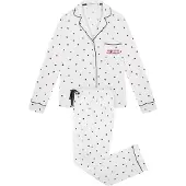 Women´secret Pyjamas rød / sort / hvid