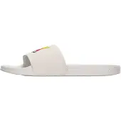 Calvin Klein Pantoletter 'Ombre Logo Strap' lysegul / grøn / pink / hvid