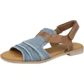 Mustang Sandaler blue denim / brun
