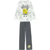 Cool Club Nattøj 'SPONGEBOB' gul / grå / lysegrå