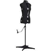 vidaXL justerbar gine kvinde str. S 33-40 sort