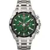 Swiss Alpine Military Herreur 7043.9134 Classic Grøn/Stål Ø48 mm