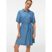 Vero Moda Blusekjole 'VMBree' blå