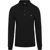 Lyle & Scott Langæret Polo Sort åle