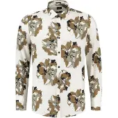 Dstrezzed Skjorte Cao Flower Off-White Off-white åle