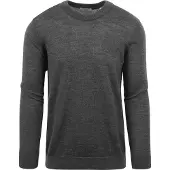 KnowledgeCotton Apparel Pullover mørkegrå