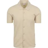 No-excess Skjorte Struktur Ecru Beige måle