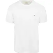 Gant T-shirt Shield Logo Hvid måle