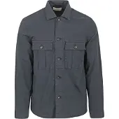 Dstrezzed Maverick overshirt, navy Blå Mørkeblå måle