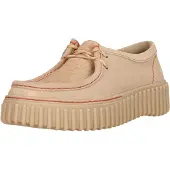 Clarks Dame Premium Torhill Bee Sko Ecru Suede