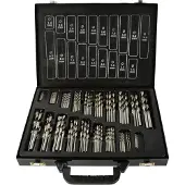 GEKO Boretsæt HSS cylindrisk 1,0–10,0 mm (sæt)