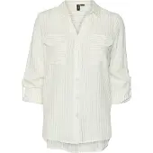 Vero Moda Bluse 'VMBUMPY' guld / hvid