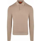Suitable Compact Cotton poloshirt beige Beige måle