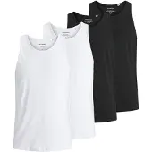 Jack & Jones Undertrøje sort / hvid
