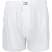Steppin' Out boxershorts i poplin, hvid Hvid åle