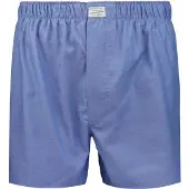 Steppin' Out boxershorts i oxford, blå Blå åle