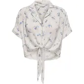 ONLY Bluse 'ONLPAULA' blå / mørkeblå / hvid