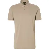 BOSS BOSStil mænd. 50554574 Polo Pio 1 grønbrun (L), Casual, Bomuld, Korte ærmer