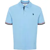 U.S. POLO ASSN. Skjorte ' UMMeo ' lyseblå