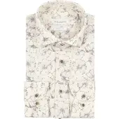 Profuomo skjorte med blomsterprint i beige Beige måle