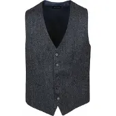 Suitable Vest Fugleøje Marineblå Blå Mørkeblå måle