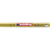 Edding Paintmarkere, 751, rund spids, 1-2 mm, guld, pakke med 10 stk