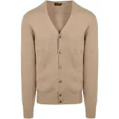 Steppin' Out Vest i Bomuld/Kashmir Kamel Brun Beige måle