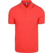 Sun68 Poloshirt ed Stribet Krave Rød åle