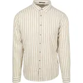 No-excess Skjorte Striber Beige måle