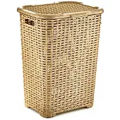 Usorteret Vasketøjskurv Katex flet/rotting 45 l beige 400x316x550 (659366)