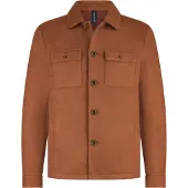State of Art Overshirt Uldblanding urstensrød Orange Brun åle