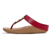 Original Brands Halo Bead Circle Metallic Toe Post Sandaler