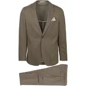 Suitable Flex Jersey Suit Beige måle