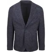 Suitable Strikket Blazer Uden Foring Marineblå Blå Mørkeblå måle