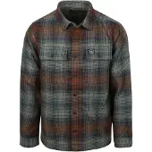 Superdry Superdrytil mænd. M4011050A Miller grøn skjorte (XXL), Casual, Polyester, Lange ærmer