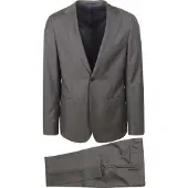 Suitable Passer Faux Uni Kostume Uld Grå måle