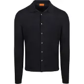 Suitable Suitabe Cardigan Shirt Merino Marinebå Bå Mørkebå måe