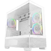 DeepCool CG380 3F - Kabinet - Minitower - Hvid