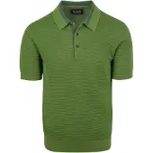 Scotch & soda Strikket Polo Struktur Grøn måle