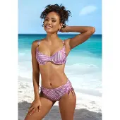 LASCANA Bikinitrusse lysviolet / hvid