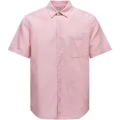 Salsa Jeans 21011022 Linen Skjorte Med Lange ærmer