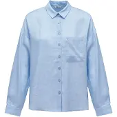 Salsa Jeans 21012085 Linen Skjorte Med Lange ærmer