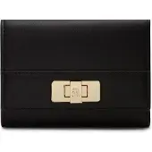 Tommy Hilfiger Tegnebog 'Modern TH Monogram Turn Lock Trifold' sort