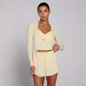 Myprotein MP Dame Tempo Wrap Top - Butter - XXL