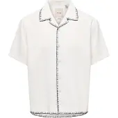Only & Sons Skjorte 'ONSDUKE' hvid