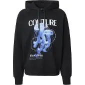 Versace Jeans Couture Sweatshirt 'JELLYFISH' blå / lyseblå / sort / hvid