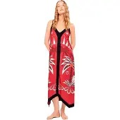 Gisela Non-adjustable Thin Strap Ethnic Print In&out ærmeløs Lang Kjole