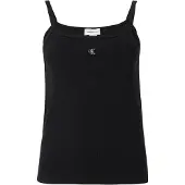 Calvin Klein Jeans Overdel 'Monogram Patch Cami' sort