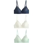 Next BH navy / mint / hvid